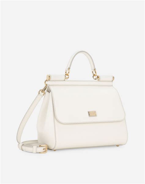 Medium Sicily handbag in White for Women 